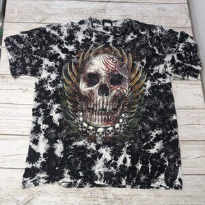 Jay's Rock AOP Tie Dye Skull Shirt Size XXL